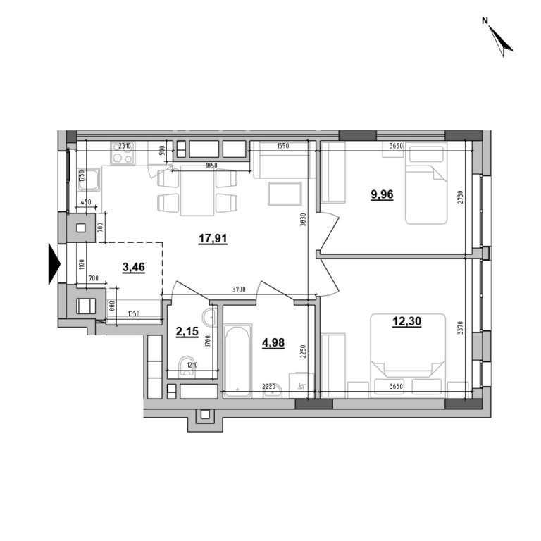 Apartment layout