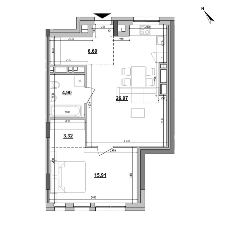 Apartment layout