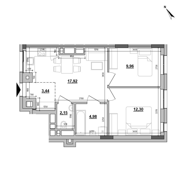 Apartment layout