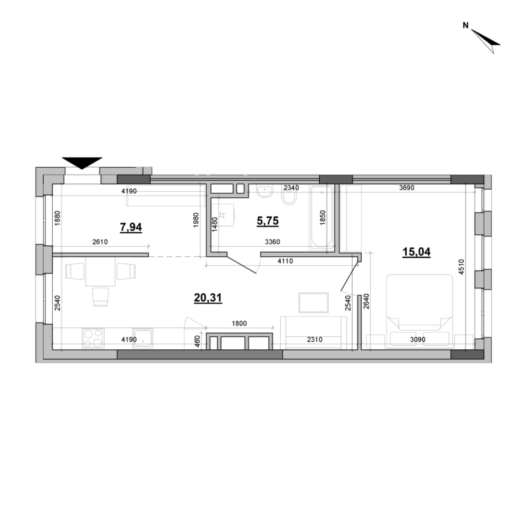 Apartment layout