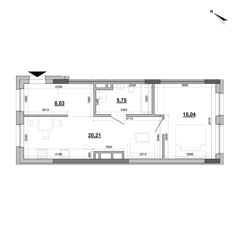 Apartment layout
