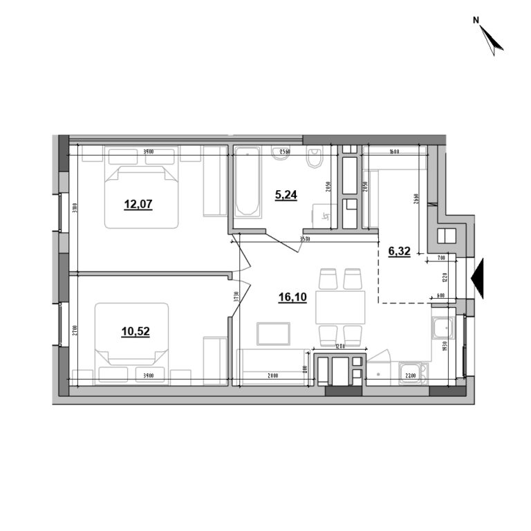 Apartment layout