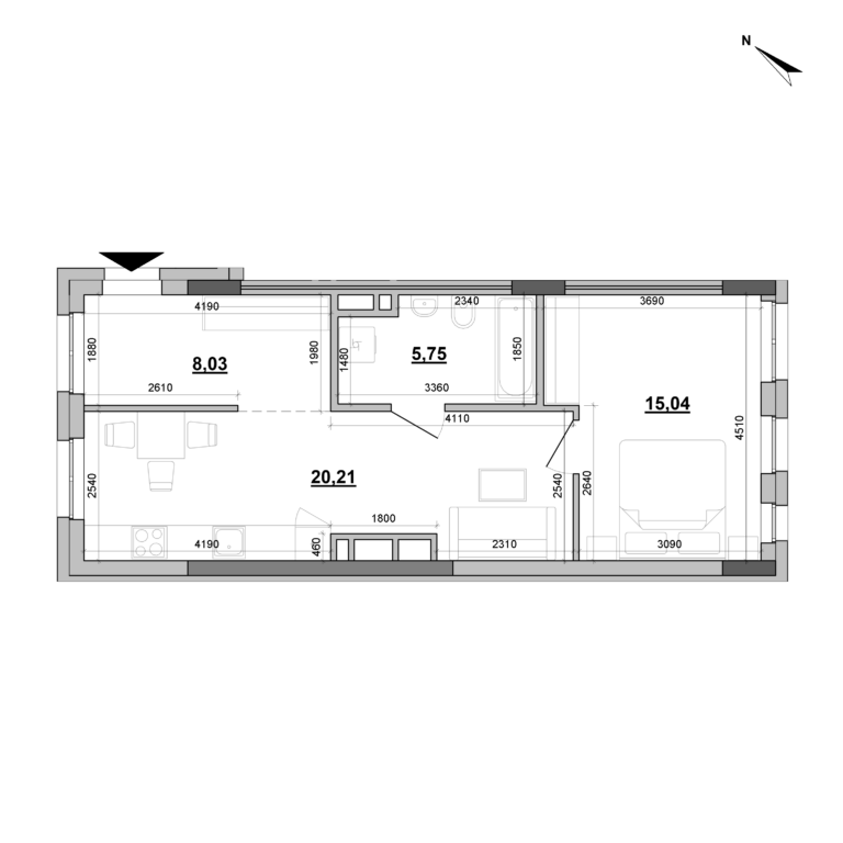 Apartment layout