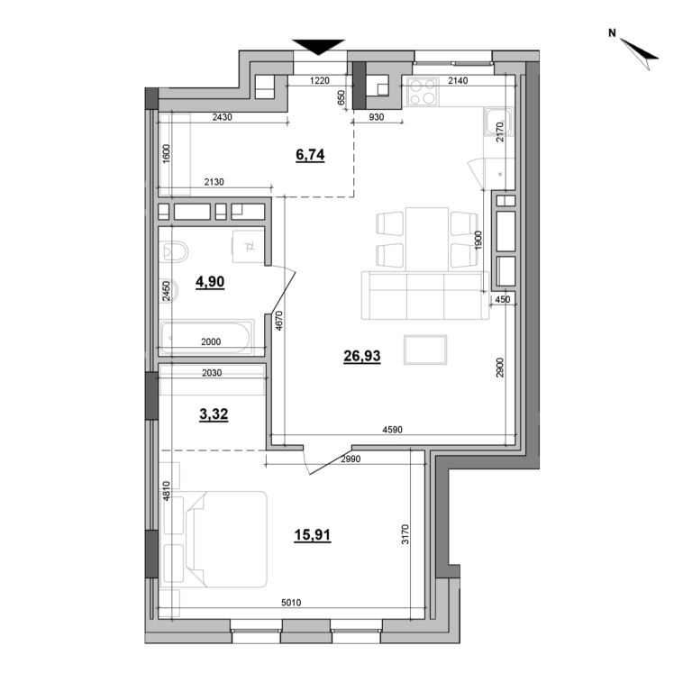 Apartment layout