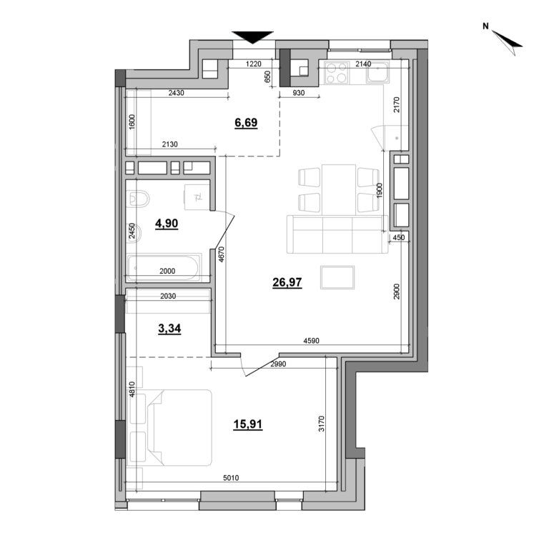 Apartment layout