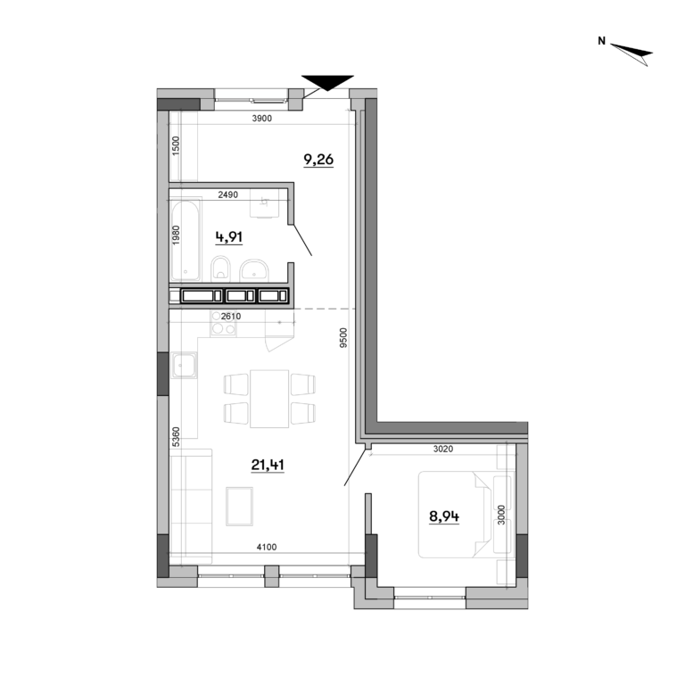 Apartment layout
