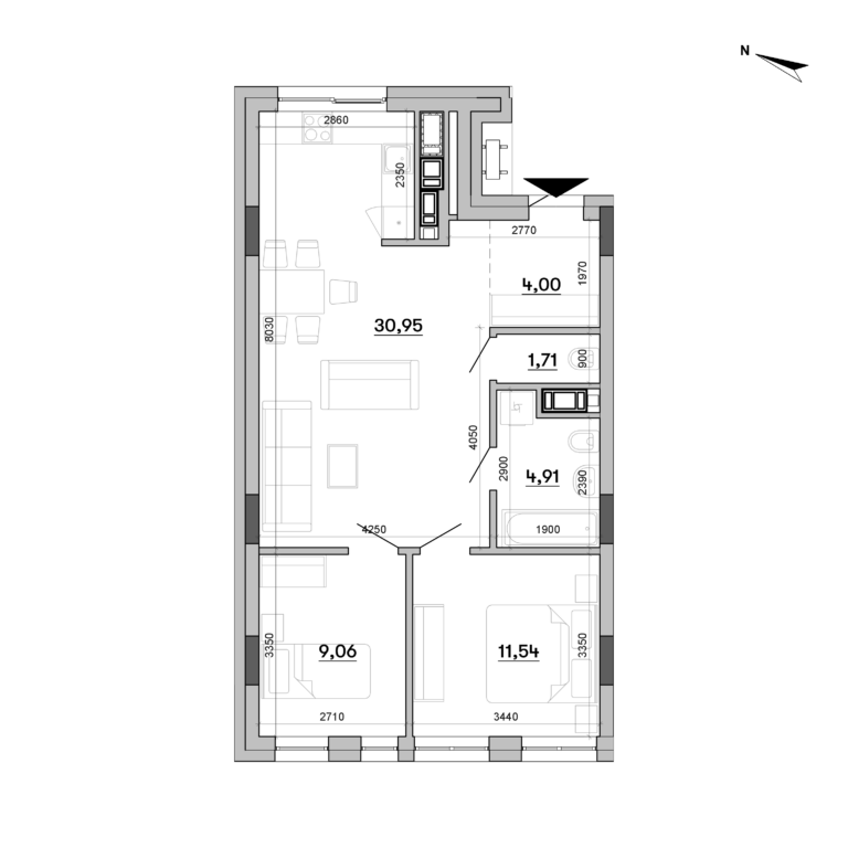 Apartment layout