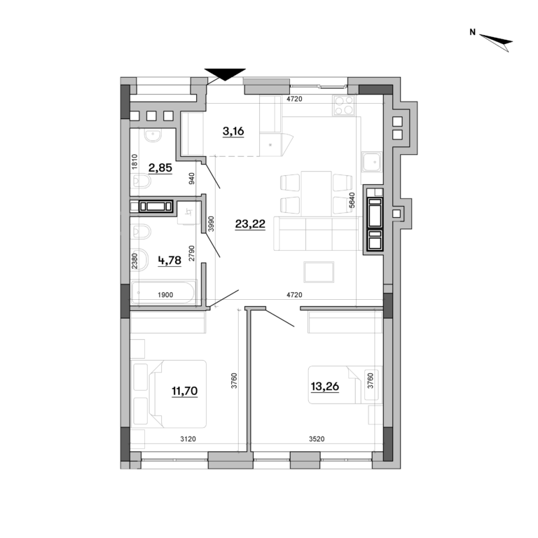 Apartment layout