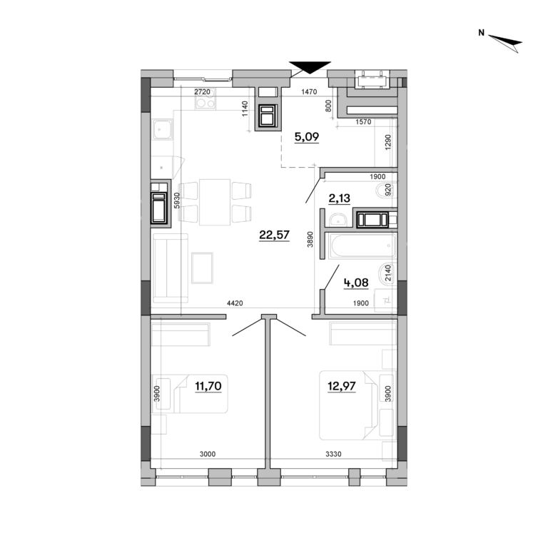 Apartment layout