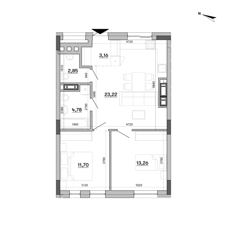 Apartment layout