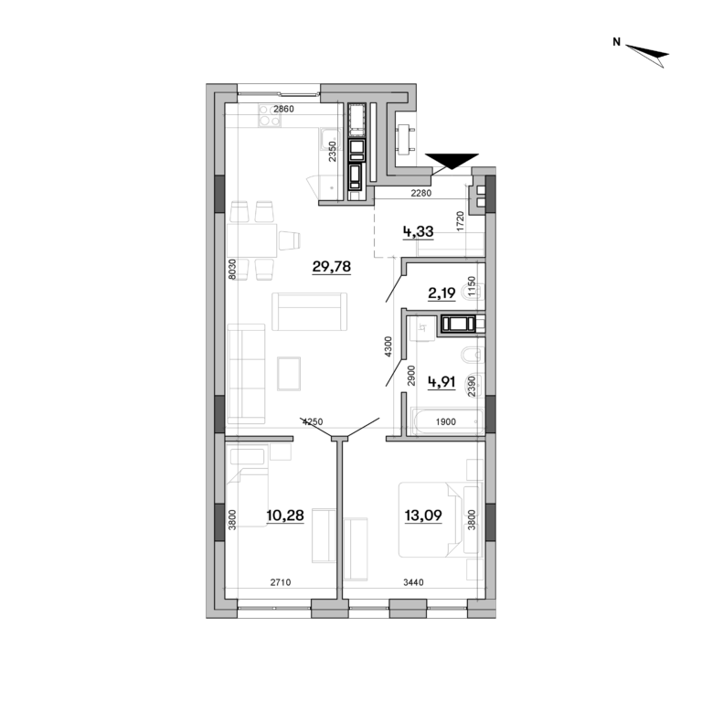Apartment layout