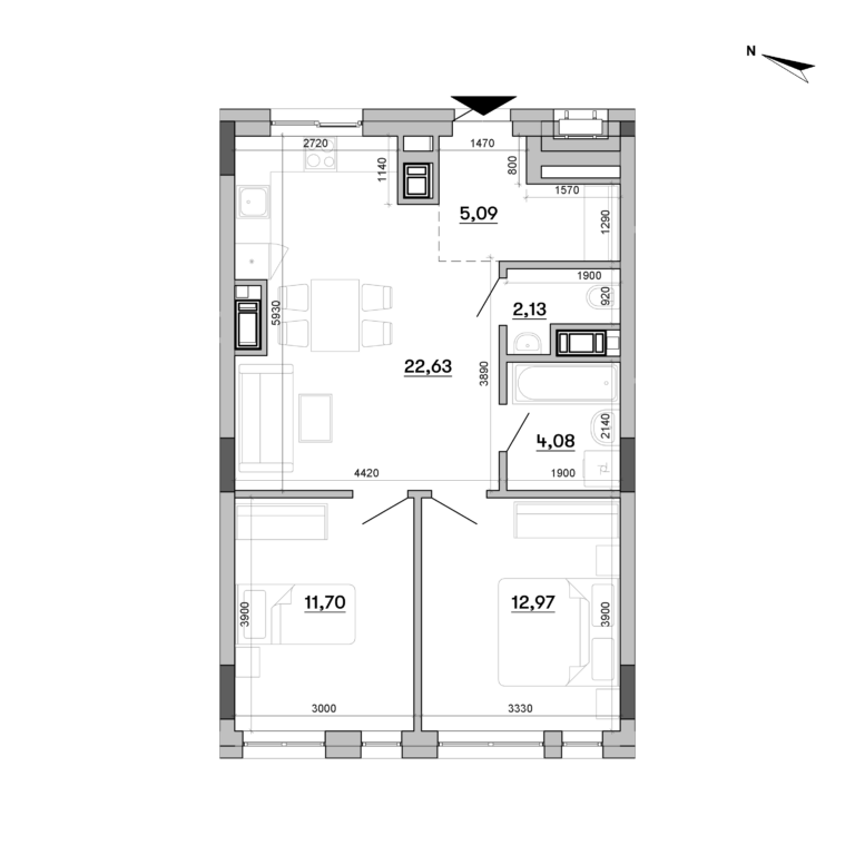 Apartment layout
