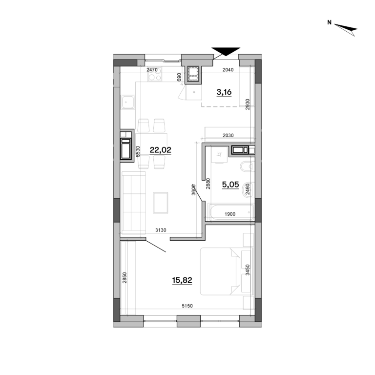 Apartment layout
