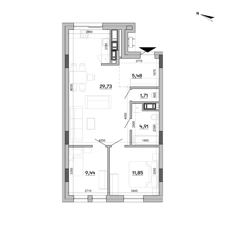 Apartment layout