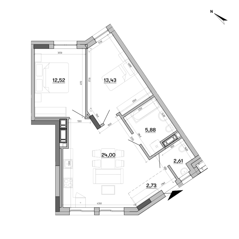 Apartment layout