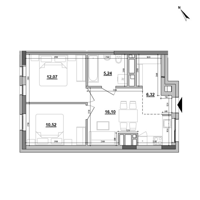 Apartment layout