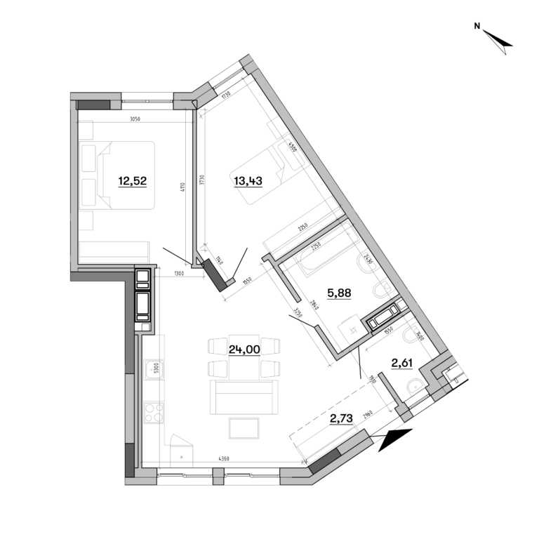 Apartment layout