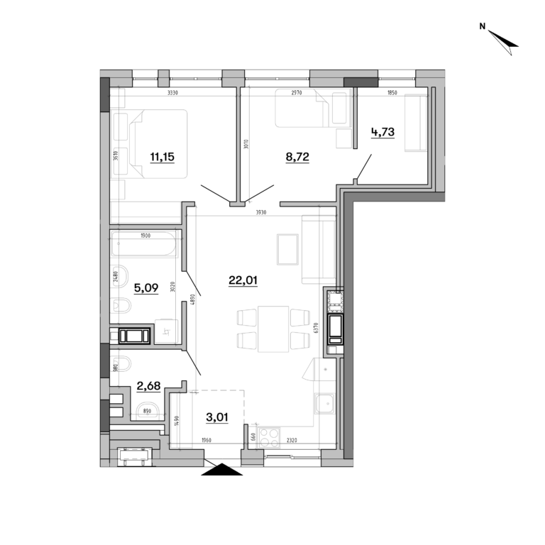Apartment layout