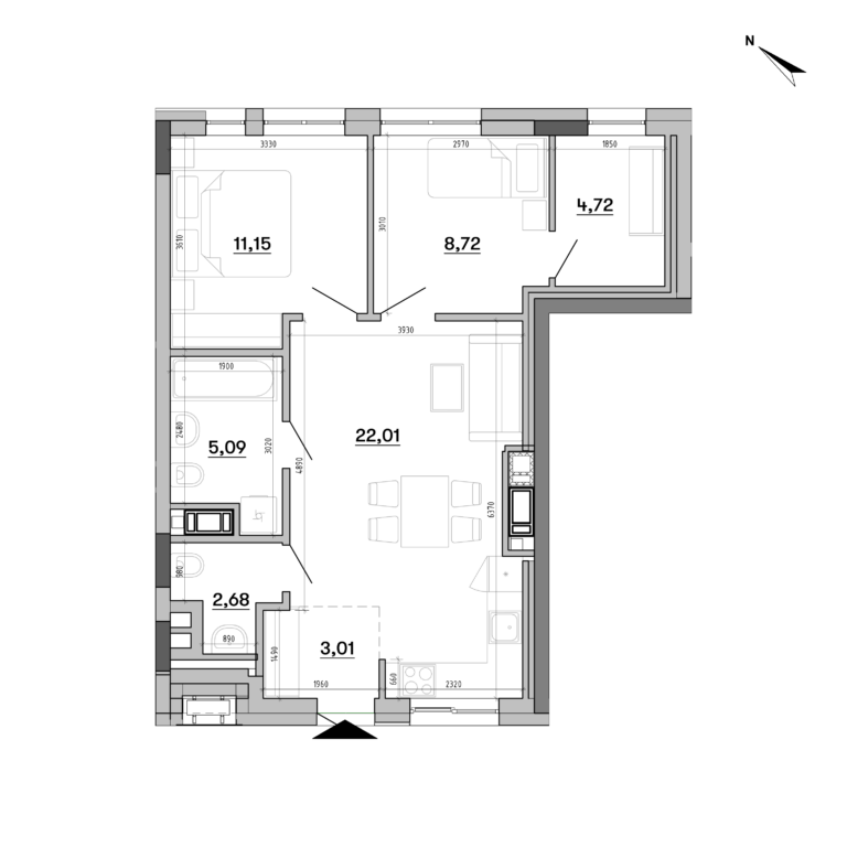 Apartment layout
