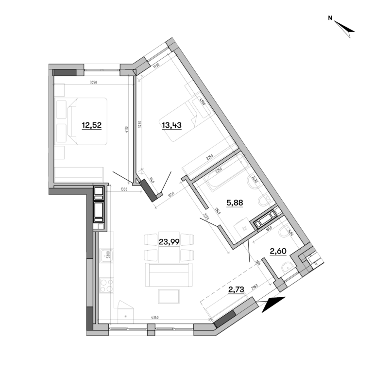 Apartment layout
