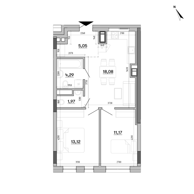 Apartment layout