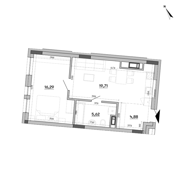 Apartment layout
