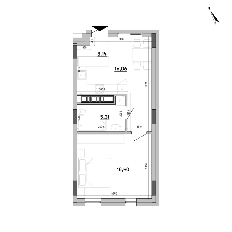 Apartment layout