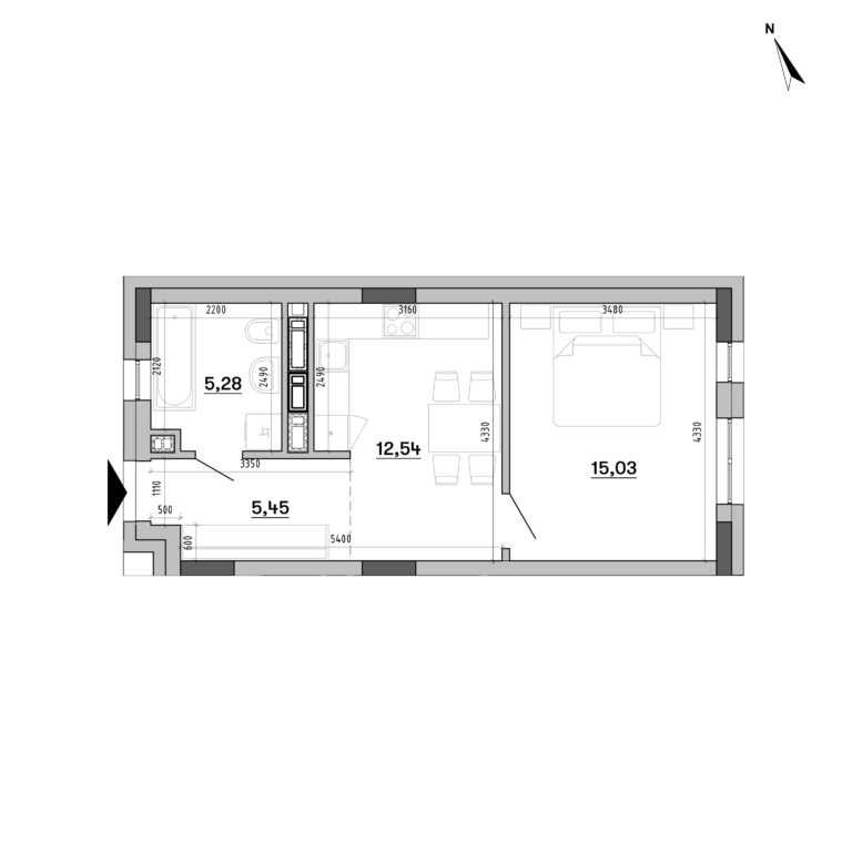 Apartment layout