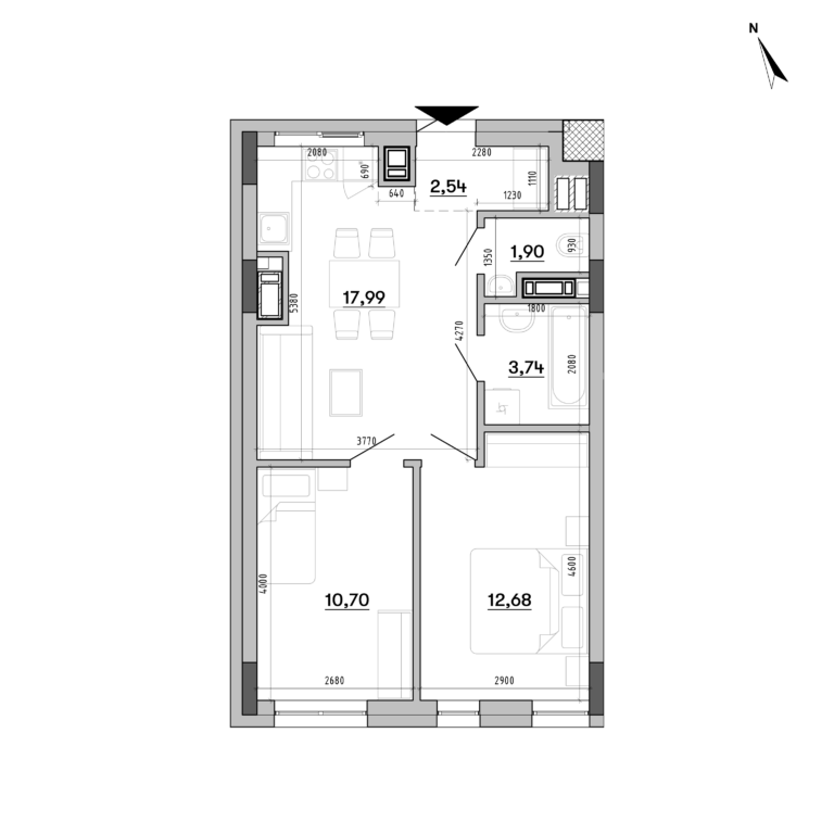Apartment layout