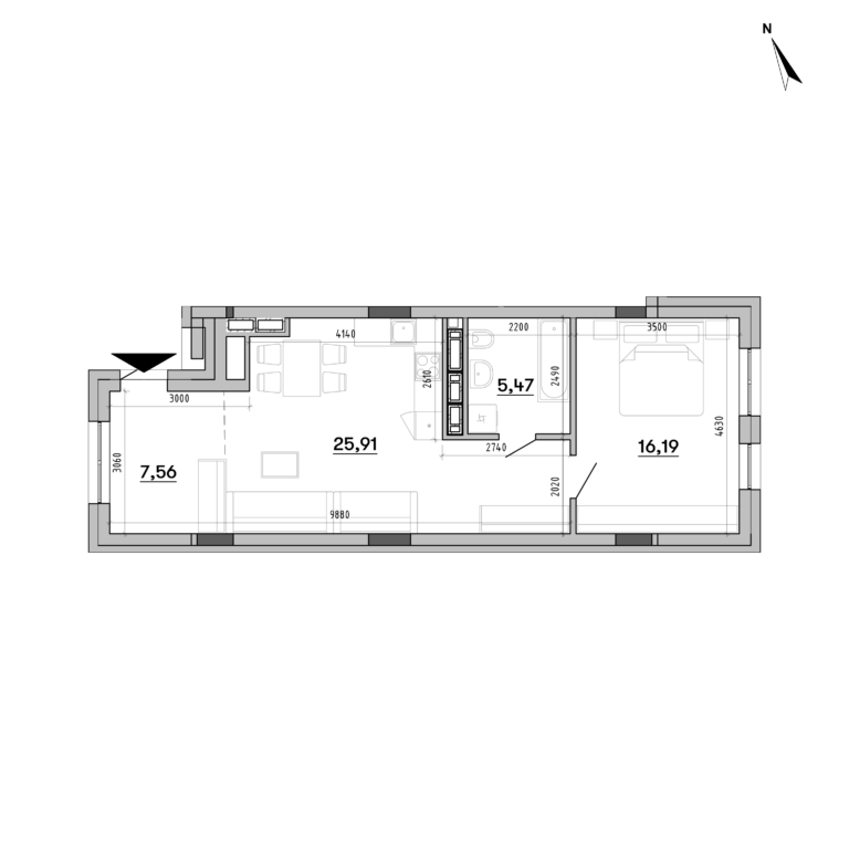 Apartment layout
