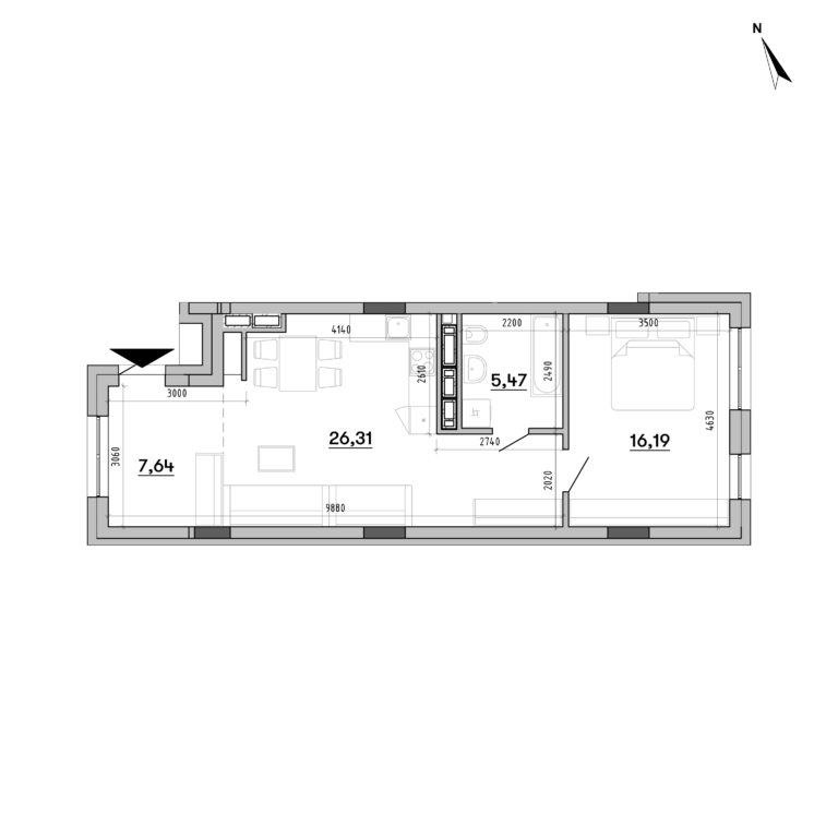 Apartment layout