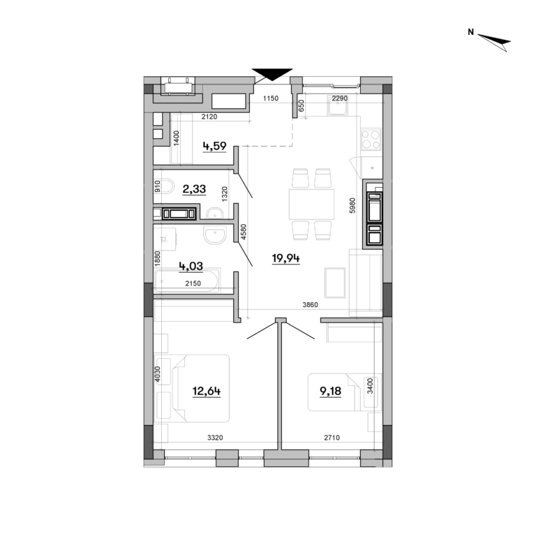 Apartment layout
