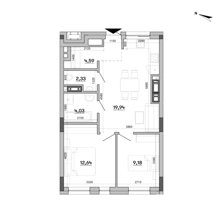 Apartment layout