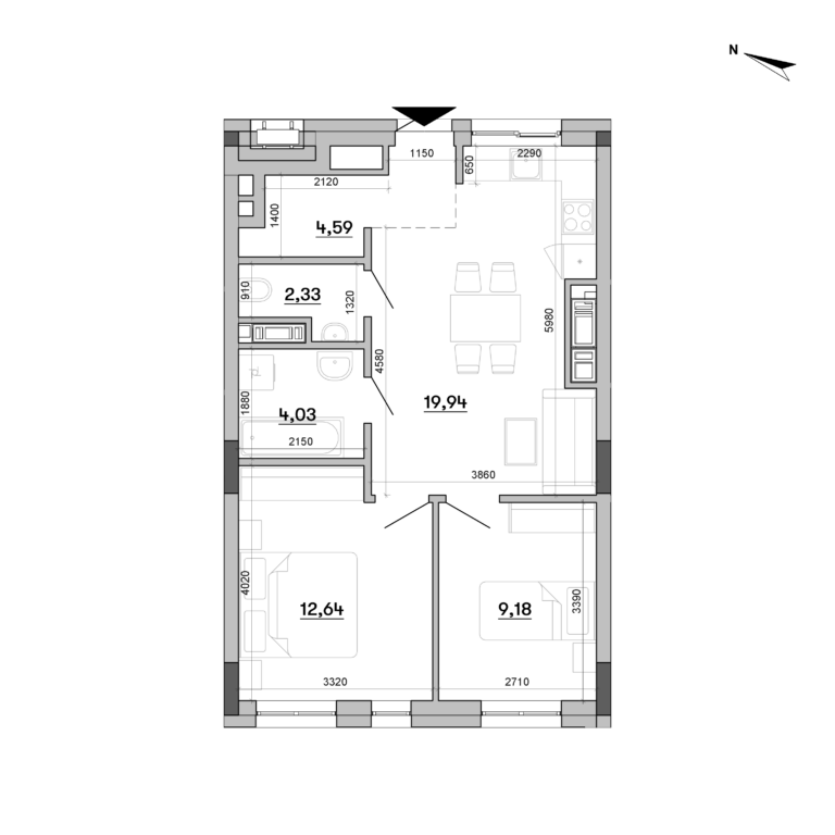 Apartment layout