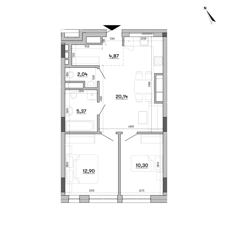 Apartment layout