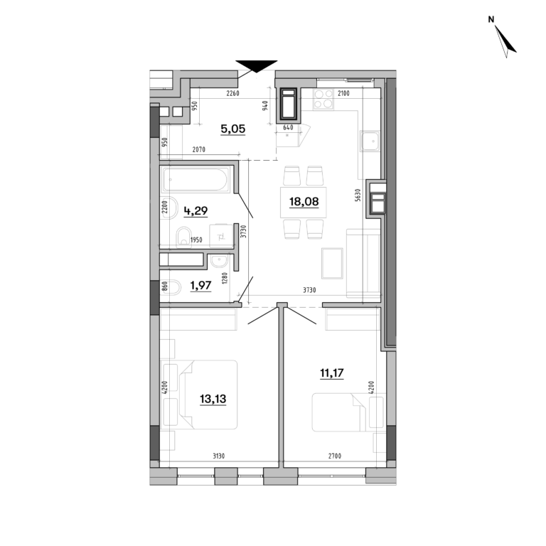 Apartment layout