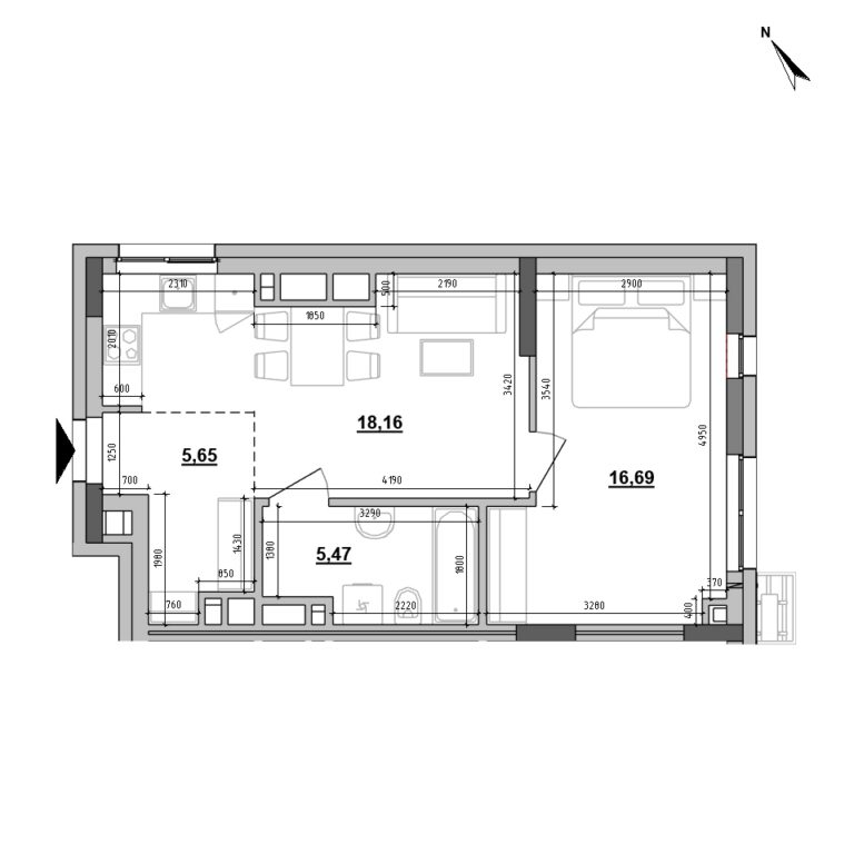 Apartment layout