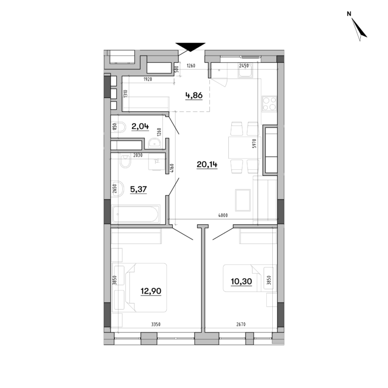 Apartment layout