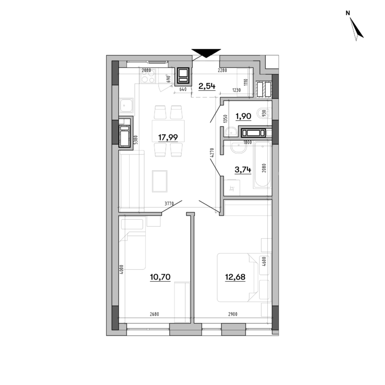 Apartment layout