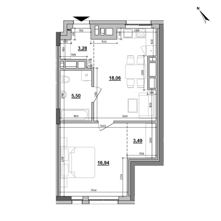 Apartment layout