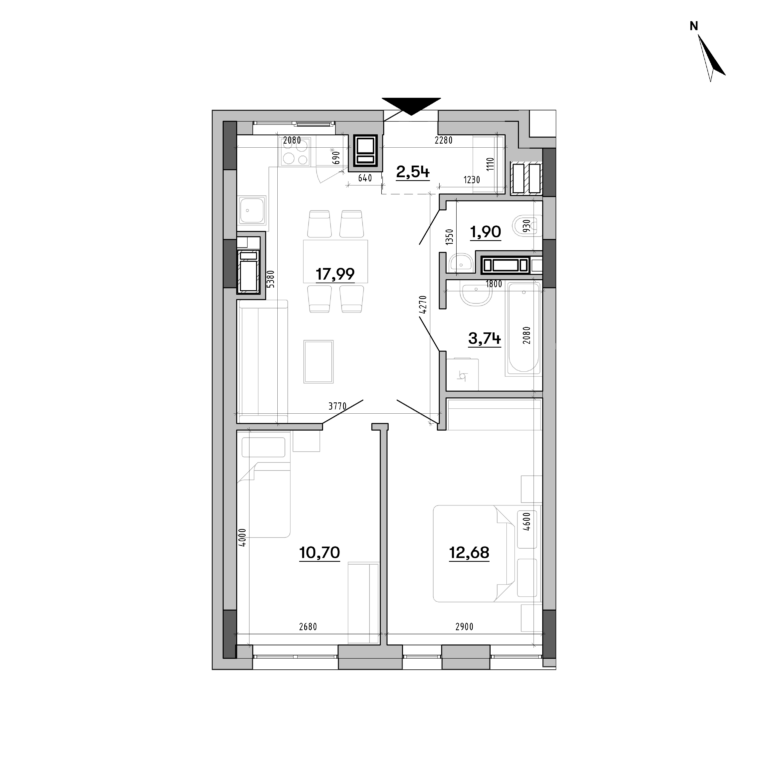 Apartment layout