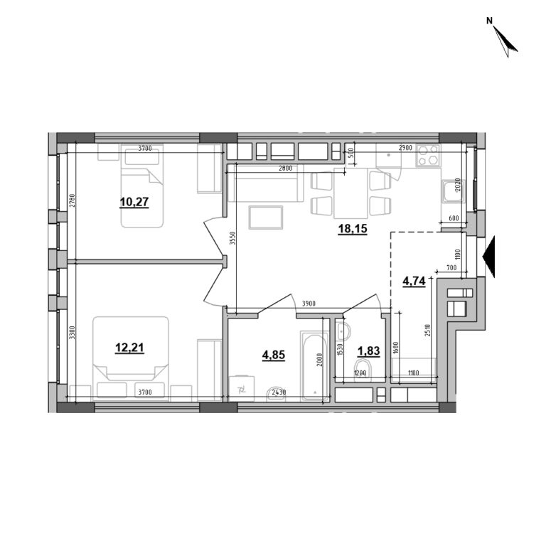 Apartment layout