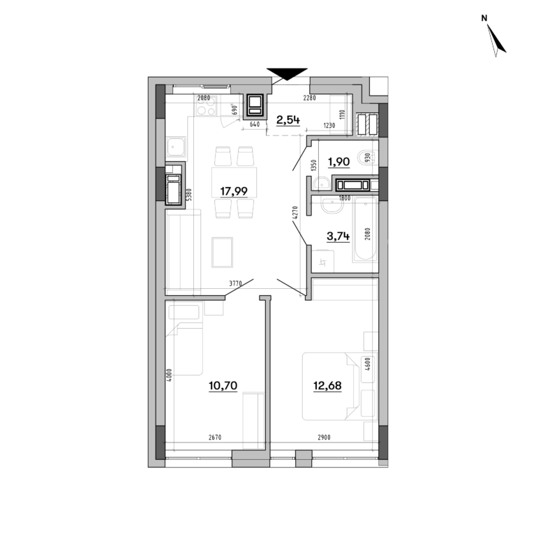 Apartment layout