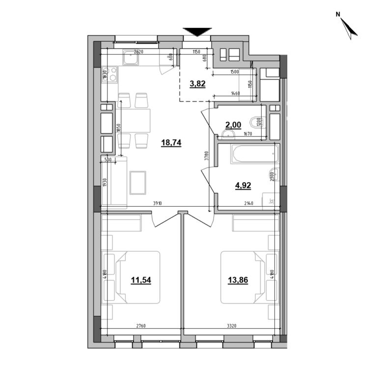 Apartment layout