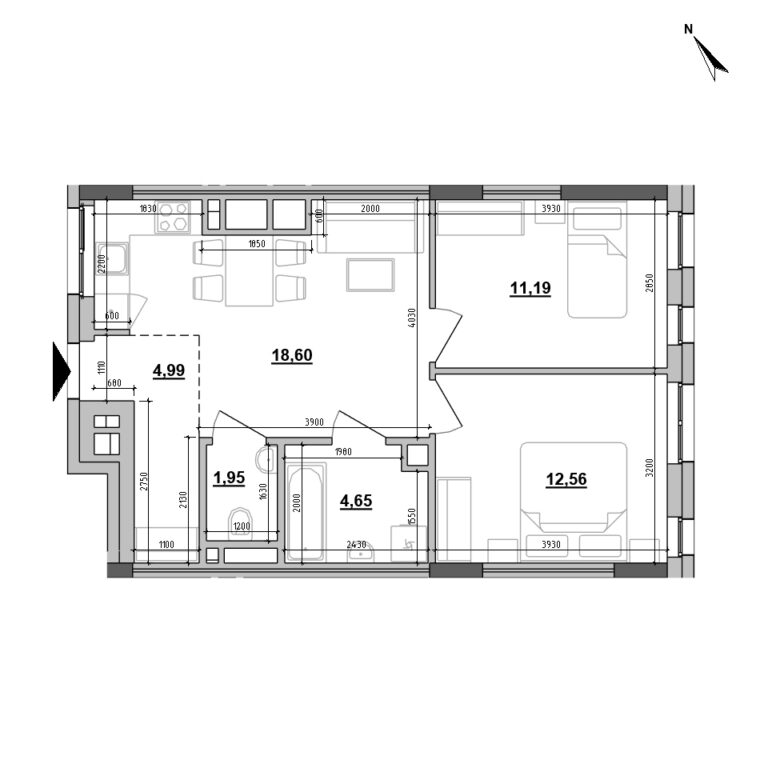 Apartment layout