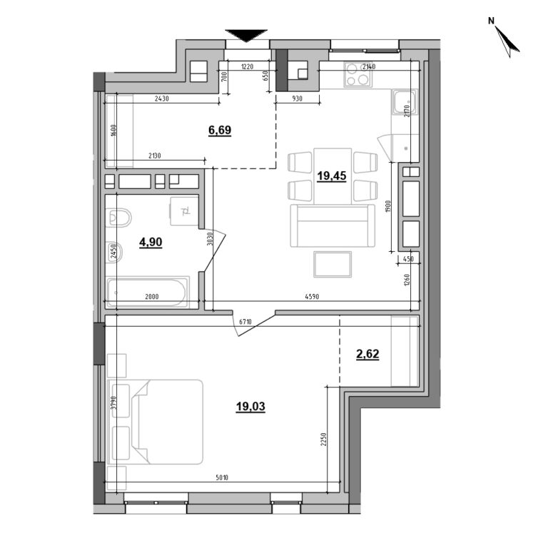 Apartment layout