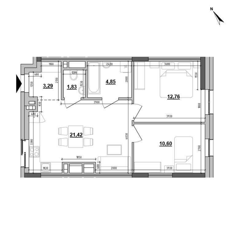 Apartment layout