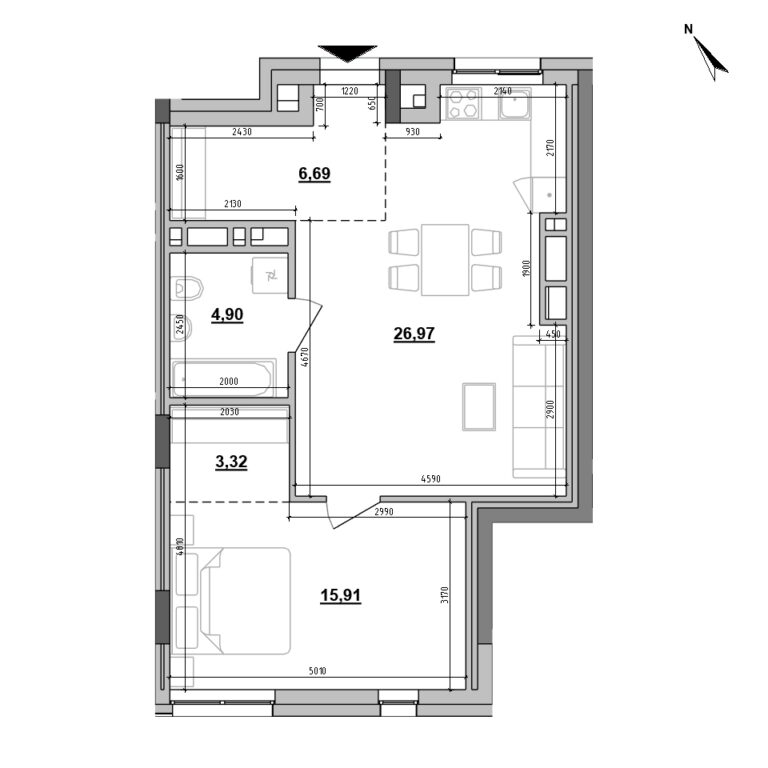 Apartment layout