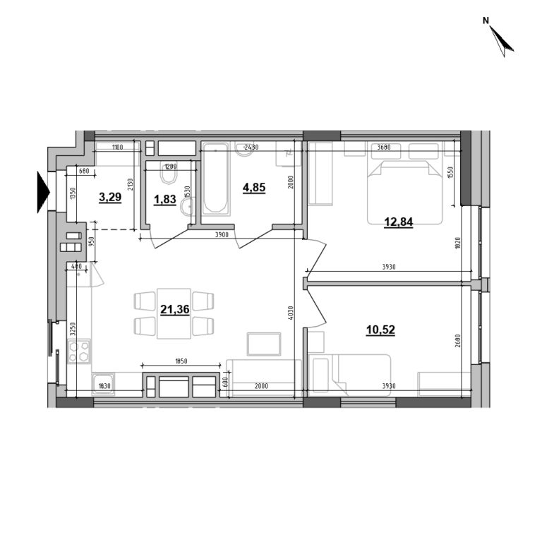Apartment layout